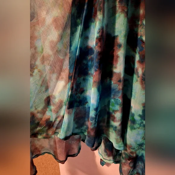 Chic Black and Teal Sun Dress By Red Coral - Picture 13 of 14